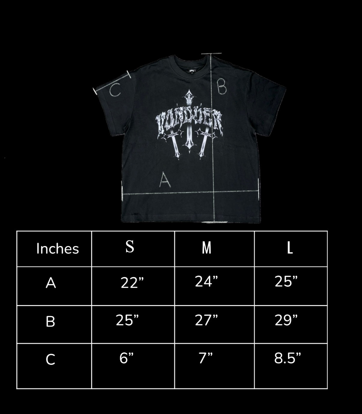 Vonduer Triple Cross T (Black)